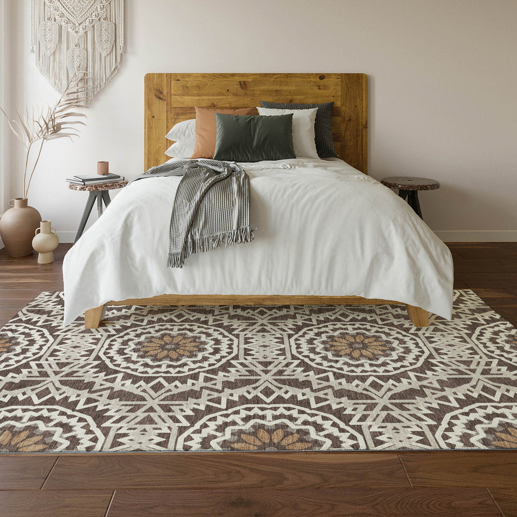 addison mayfield amf619 chocolate rug
