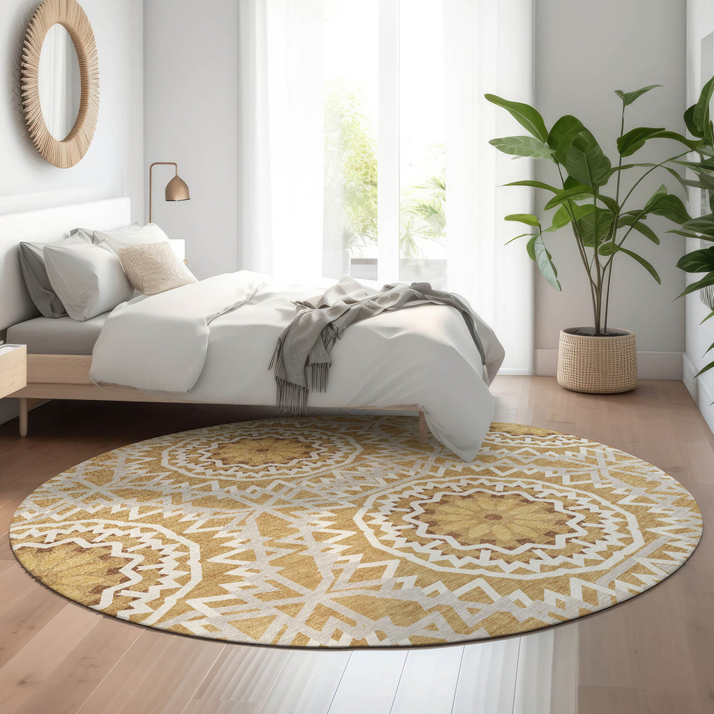 addison mayfield amf619 gold rug