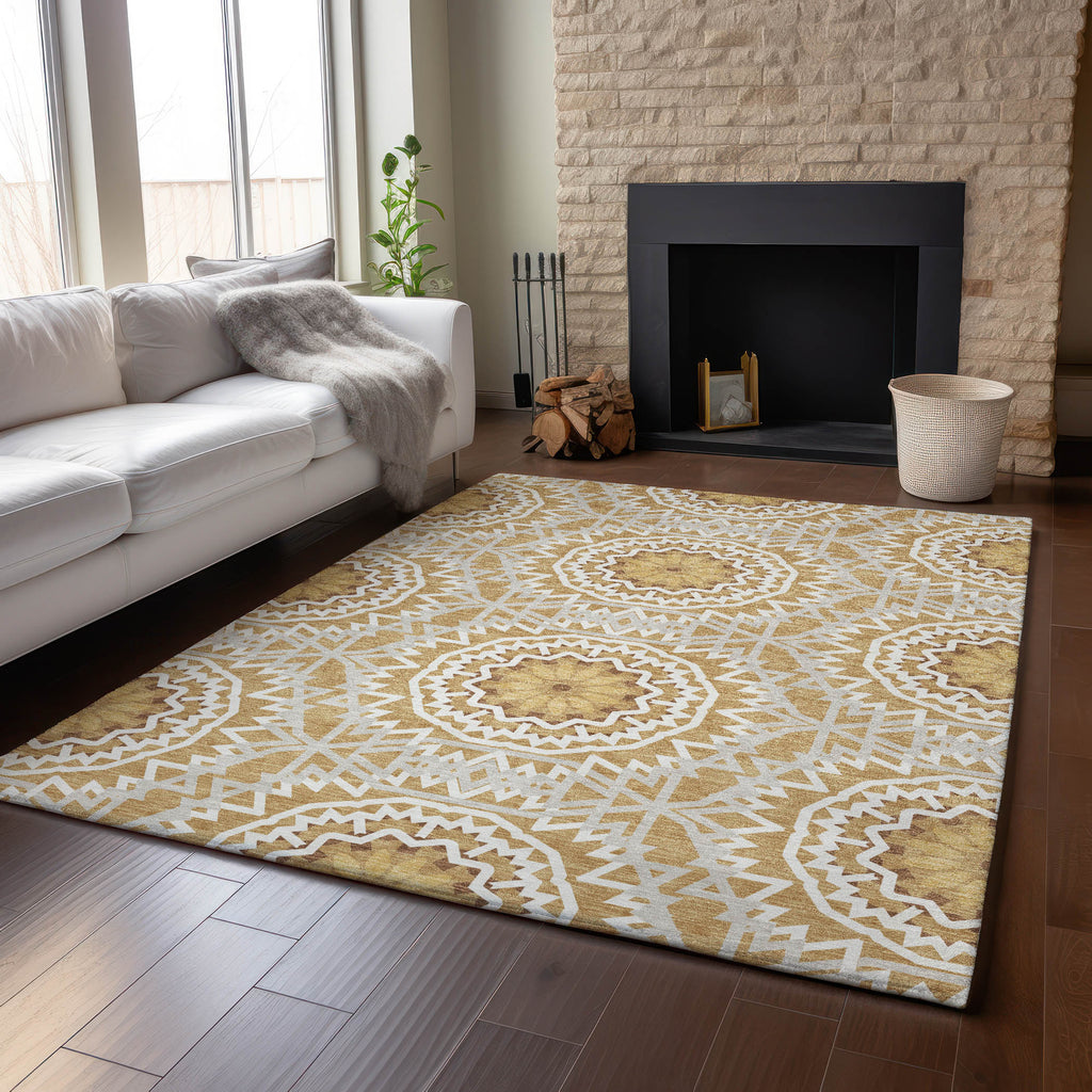addison mayfield amf619 gold rug