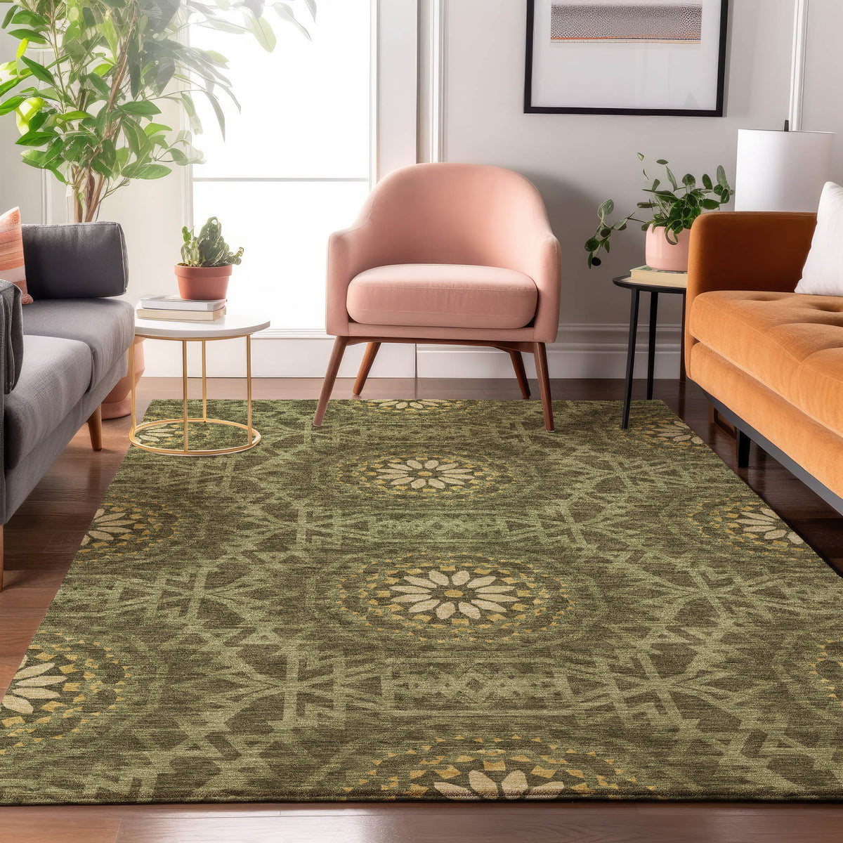 addison mayfield amf619 olive rug