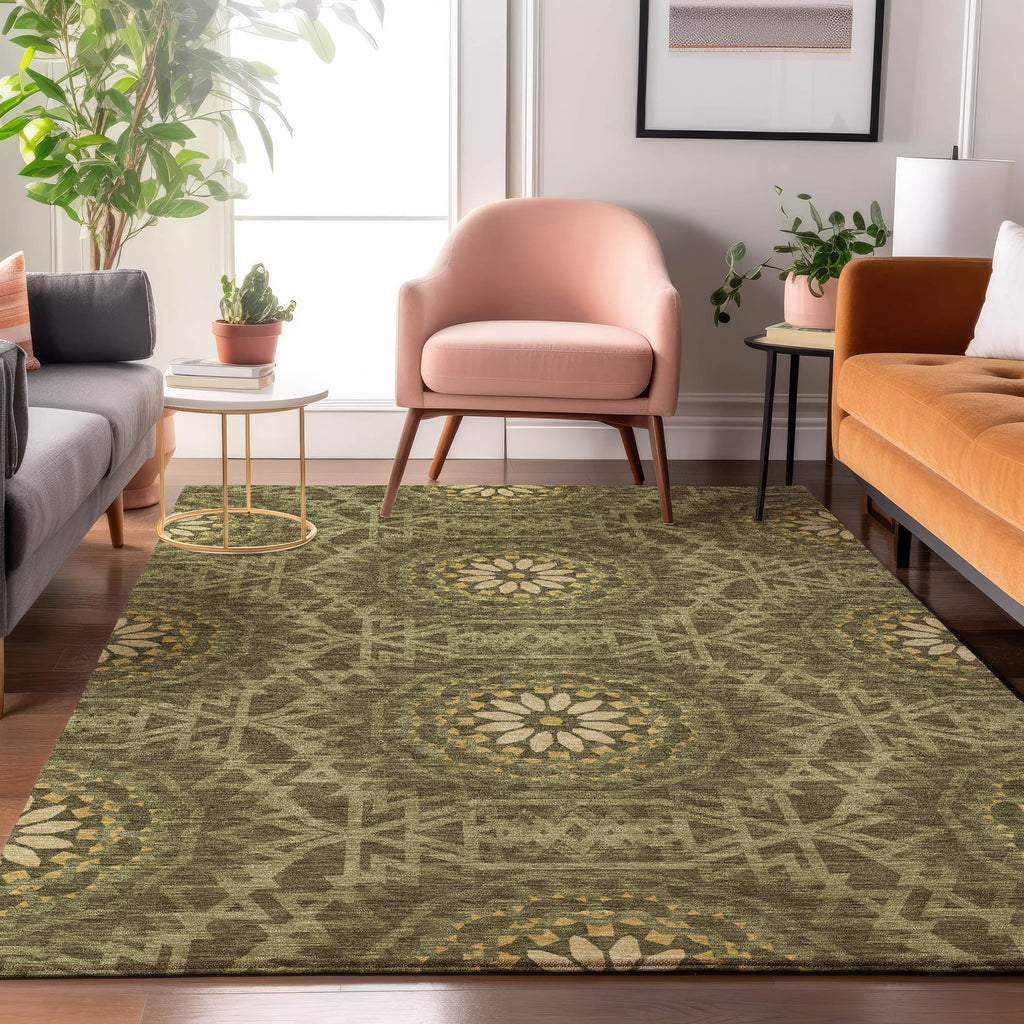 addison mayfield amf619 olive rug