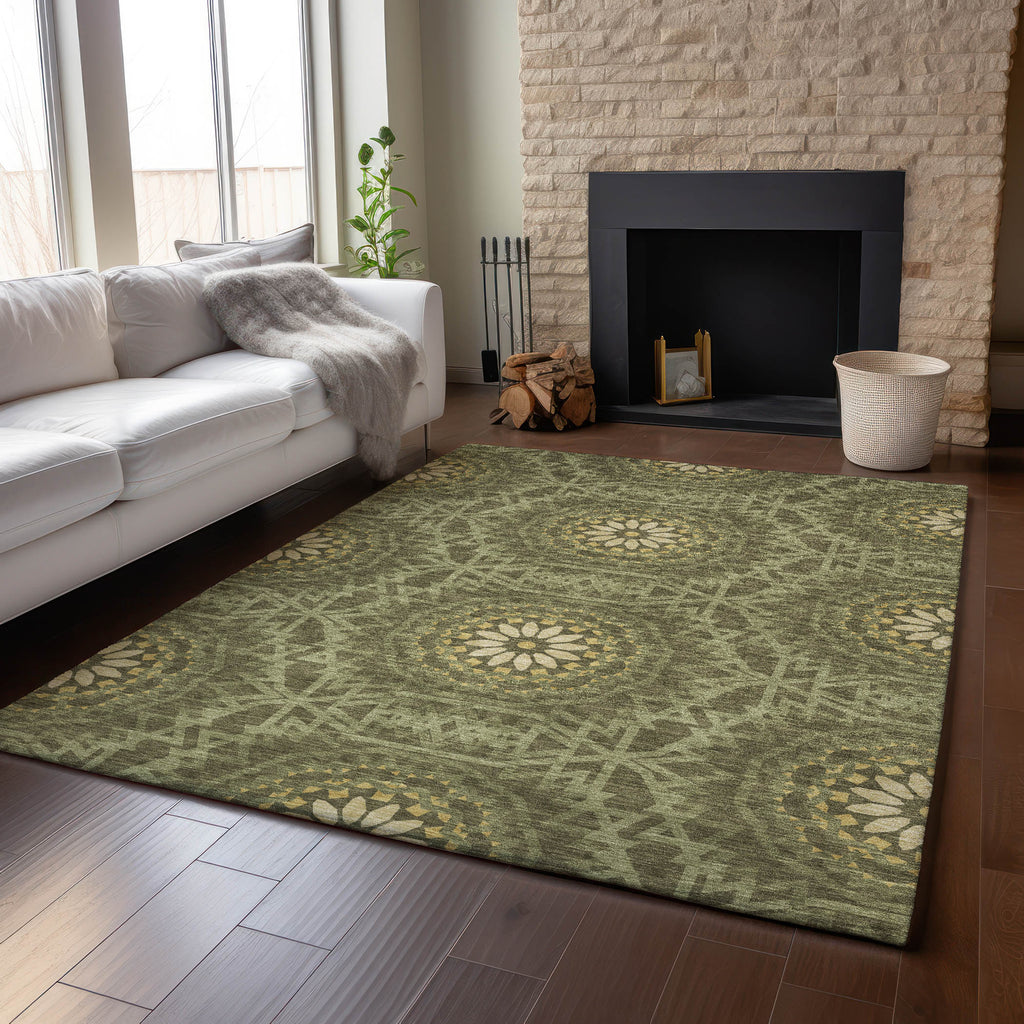 addison mayfield amf619 olive rug