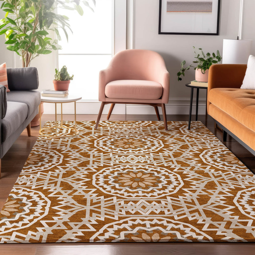 addison mayfield amf619 paprika rug