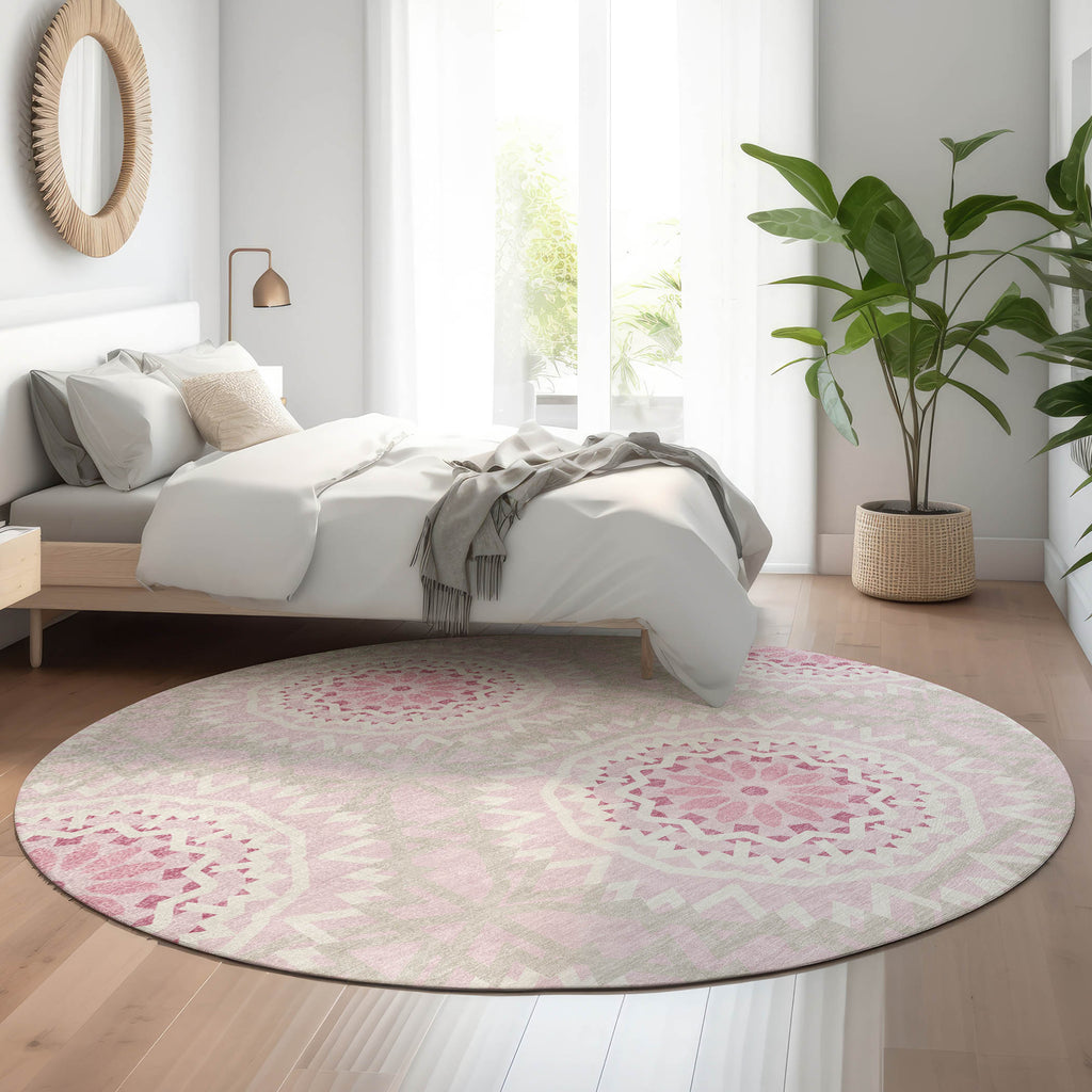 addison mayfield amf619 pink rug