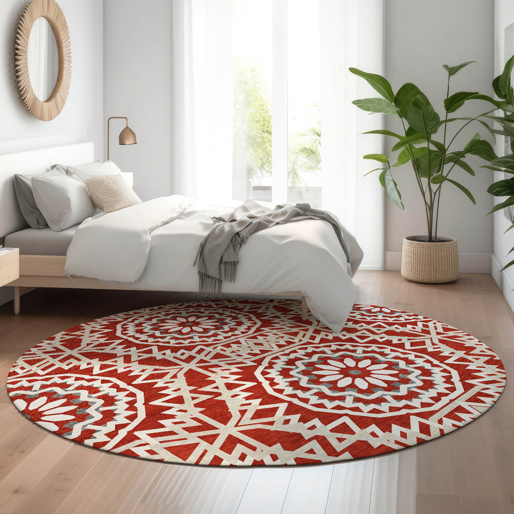 addison mayfield amf619 red rug