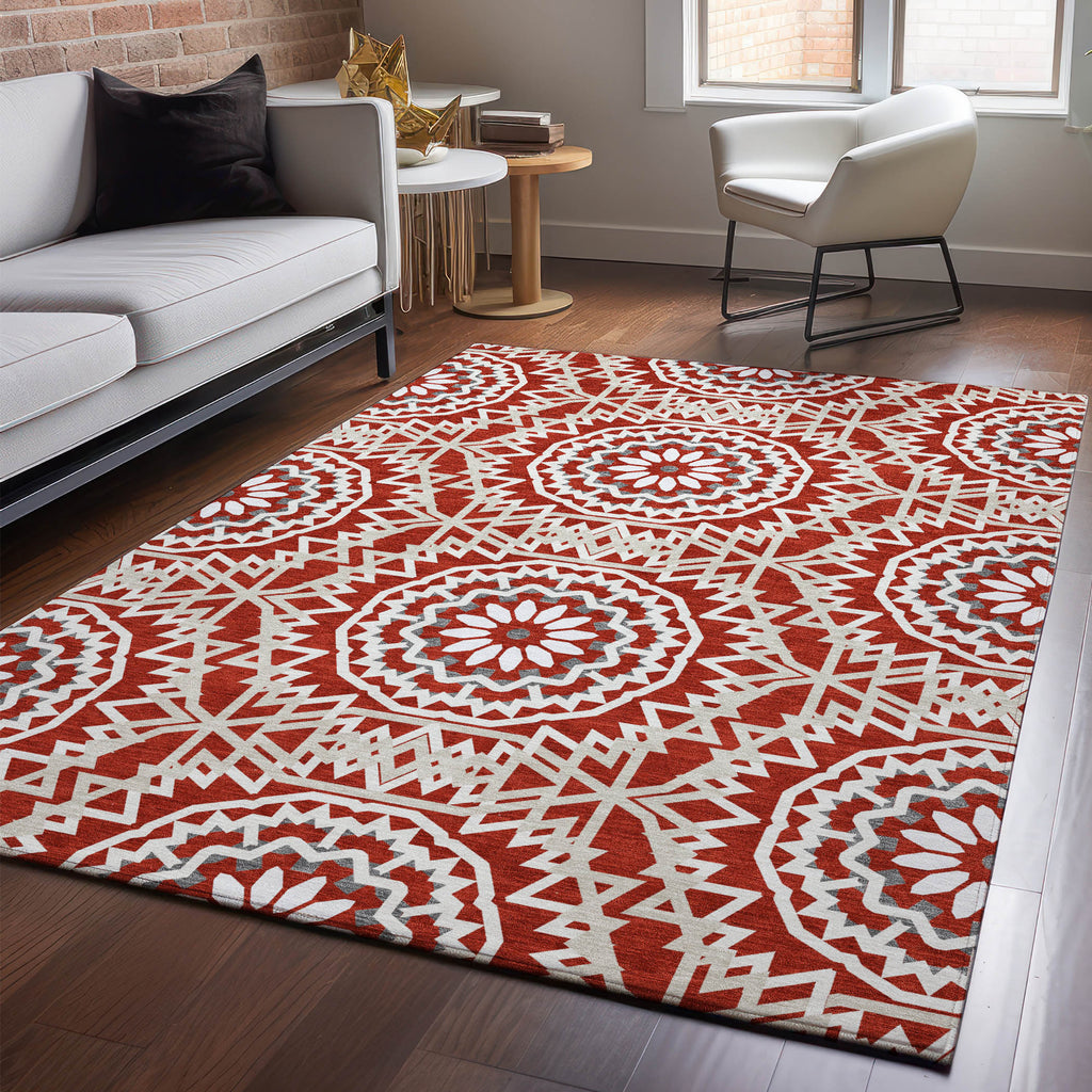 addison mayfield amf619 red rug