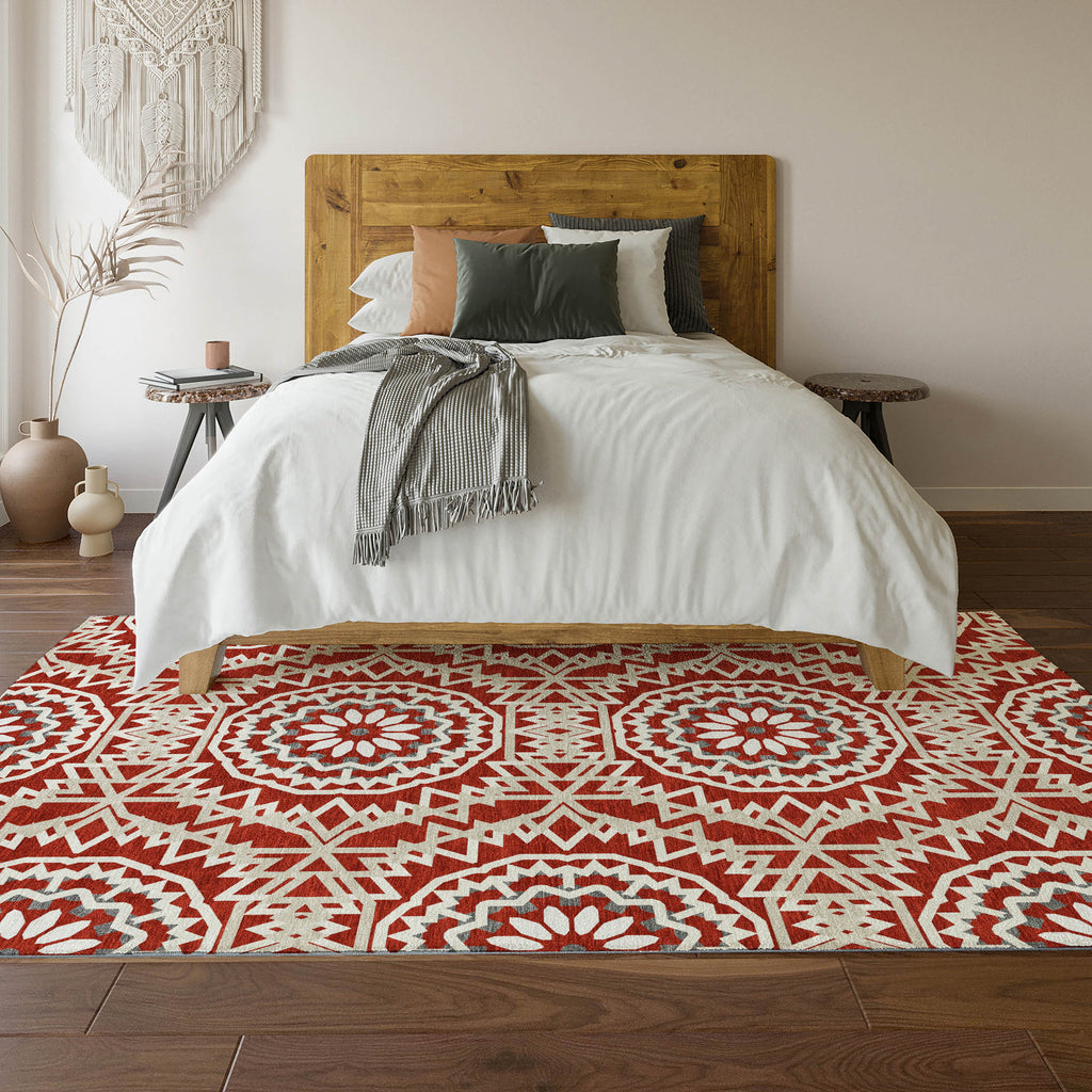 addison mayfield amf619 red rug