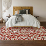 addison mayfield amf619 red rug