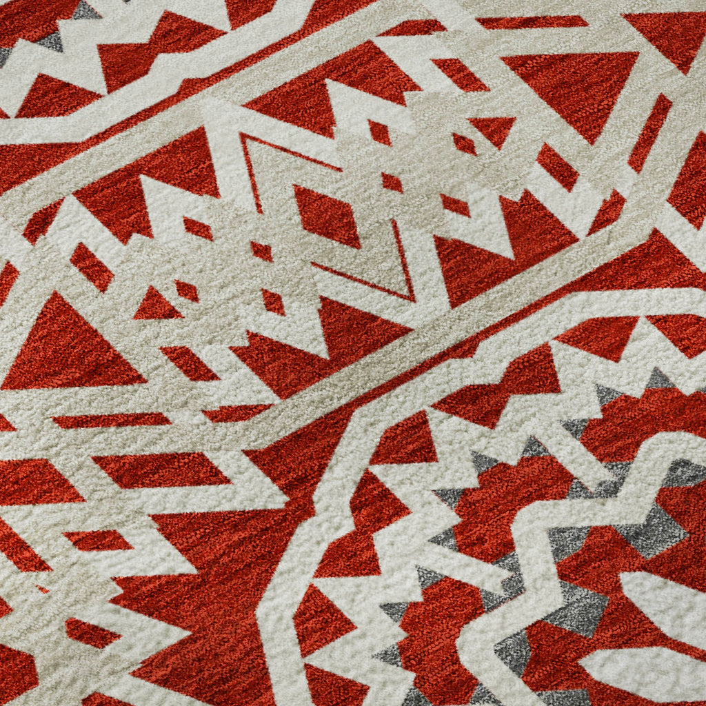 addison mayfield amf619 red rug