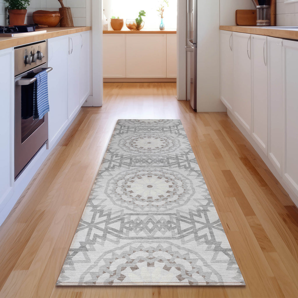addison mayfield amf619 silver rug