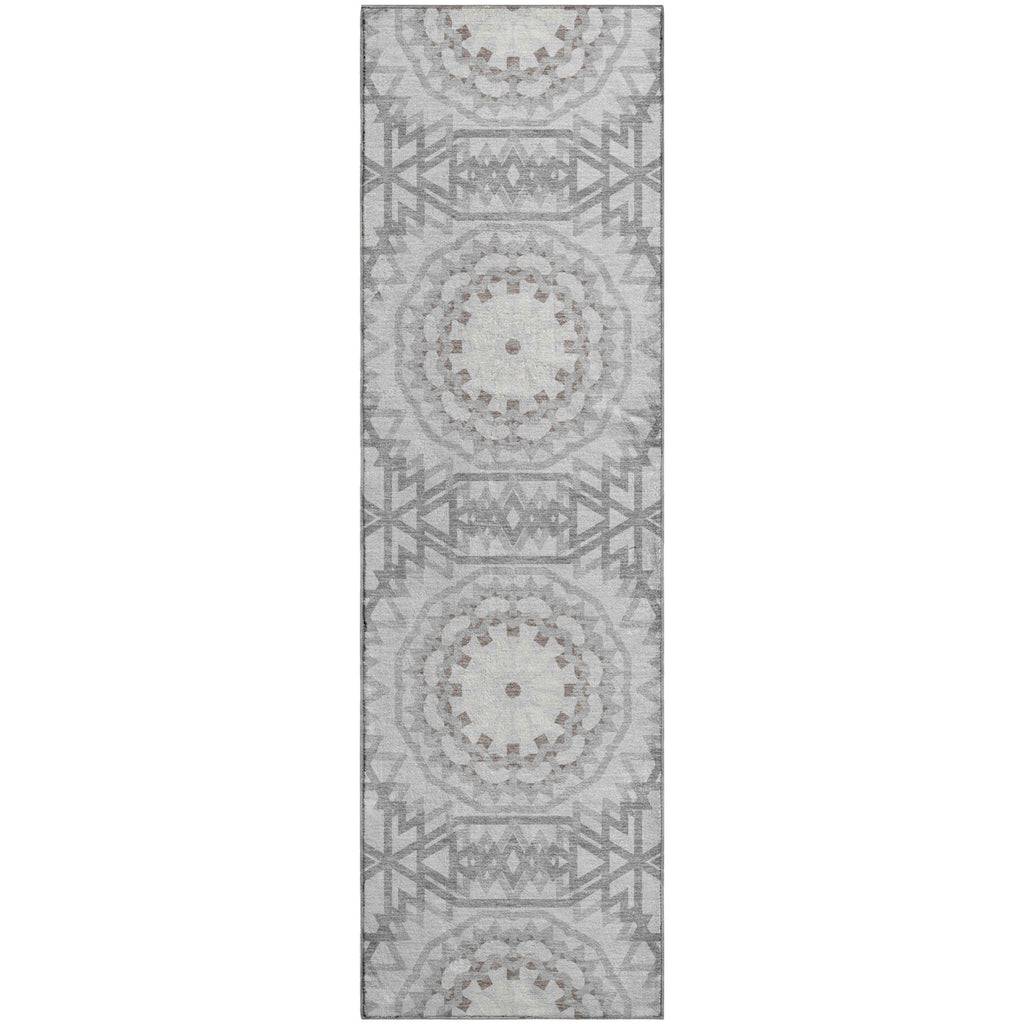 addison mayfield amf619 silver rug