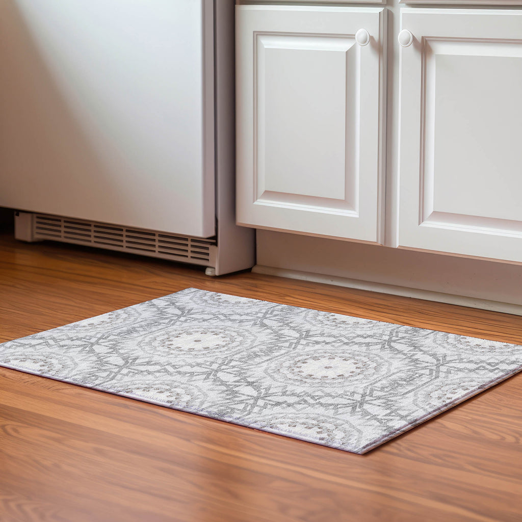 addison mayfield amf619 silver rug