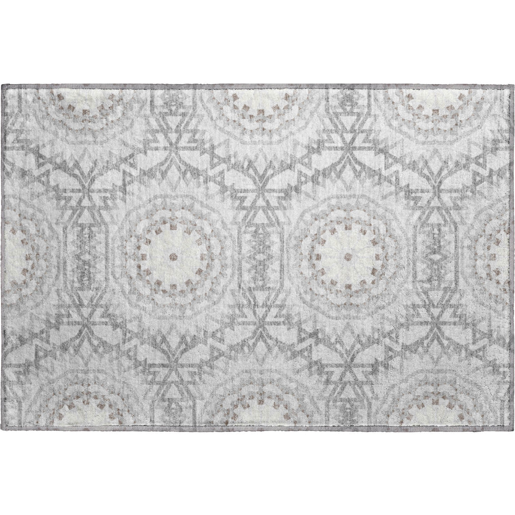 addison mayfield amf619 silver rug