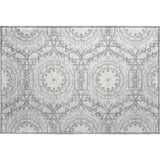 addison mayfield amf619 silver rug