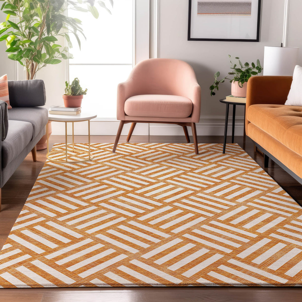 addison mayfield amf620 orange rug