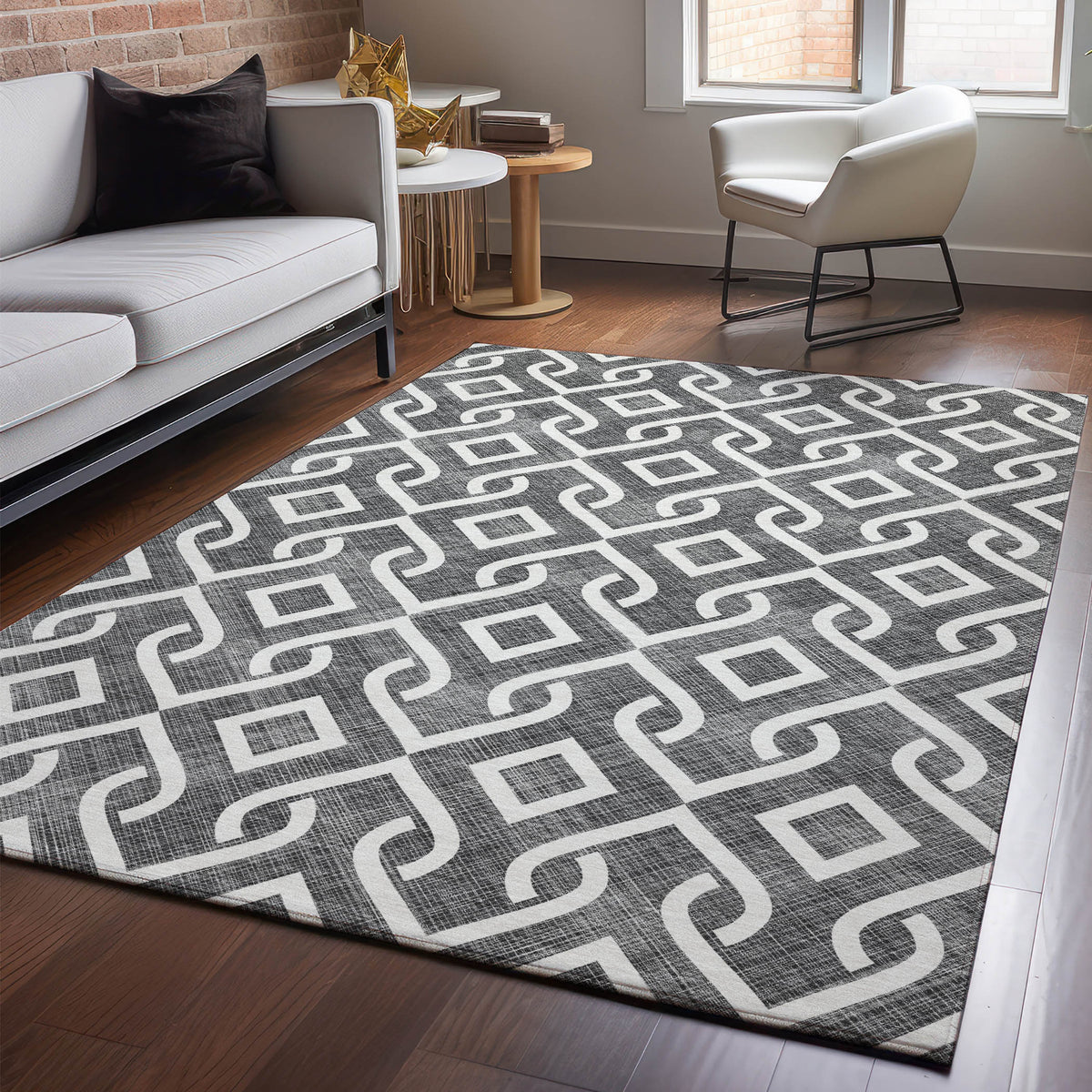 addison mayfield amf621 black rug