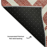 addison mayfield amf621 burgundy rug
