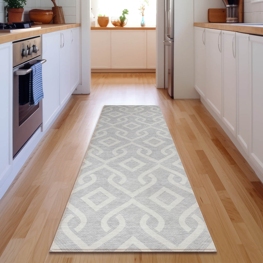 addison mayfield amf621 silver rug