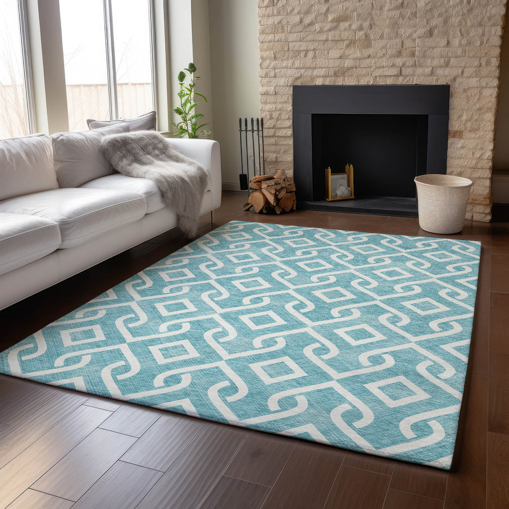 addison mayfield amf621 teal rug