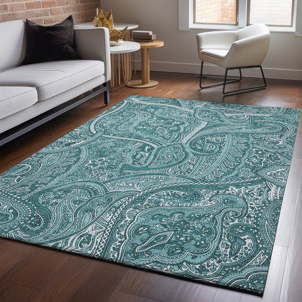 addison mayfield amf623 teal rug