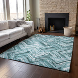 addison mayfield amf630 teal rug