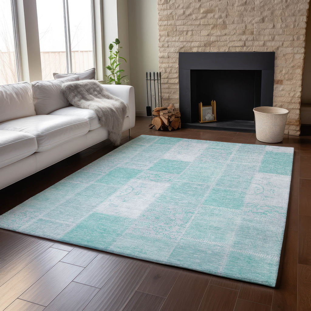 addison mayfield amf631 aqua rug