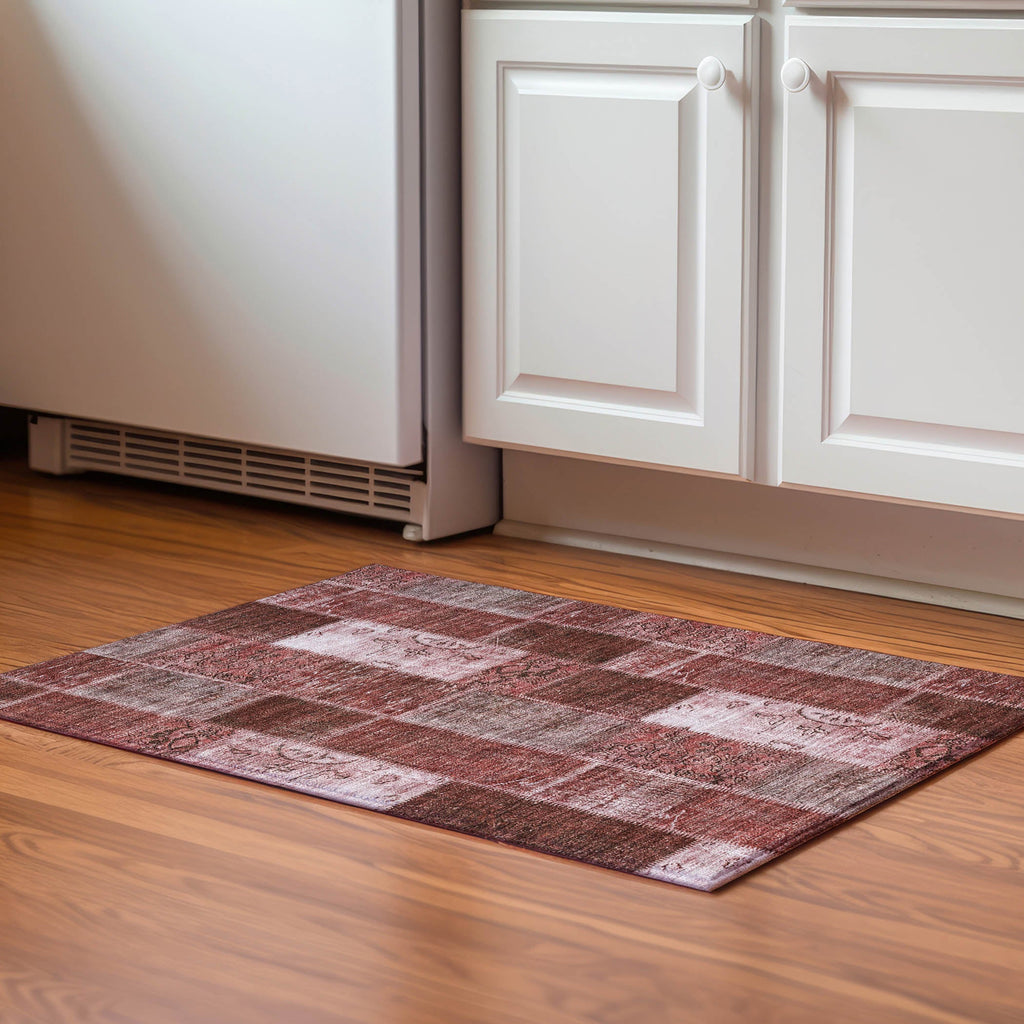 addison mayfield amf631 burgundy rug