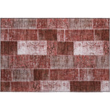 addison mayfield amf631 burgundy rug