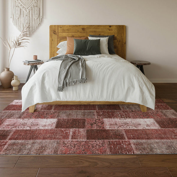 addison mayfield amf631 burgundy rug