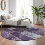 addison mayfield amf631 purple rug