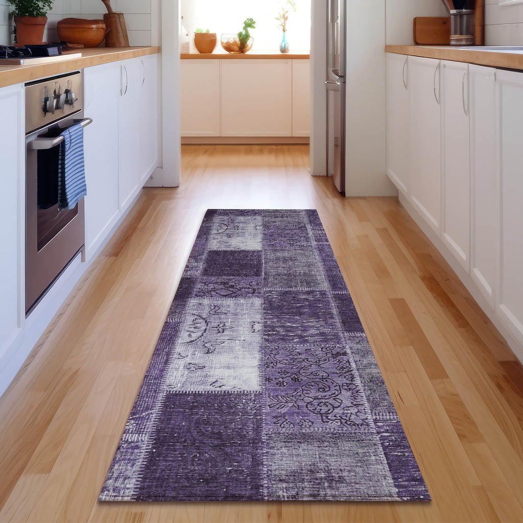 addison mayfield amf631 purple rug