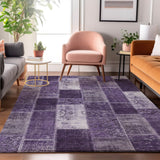 addison mayfield amf631 purple rug