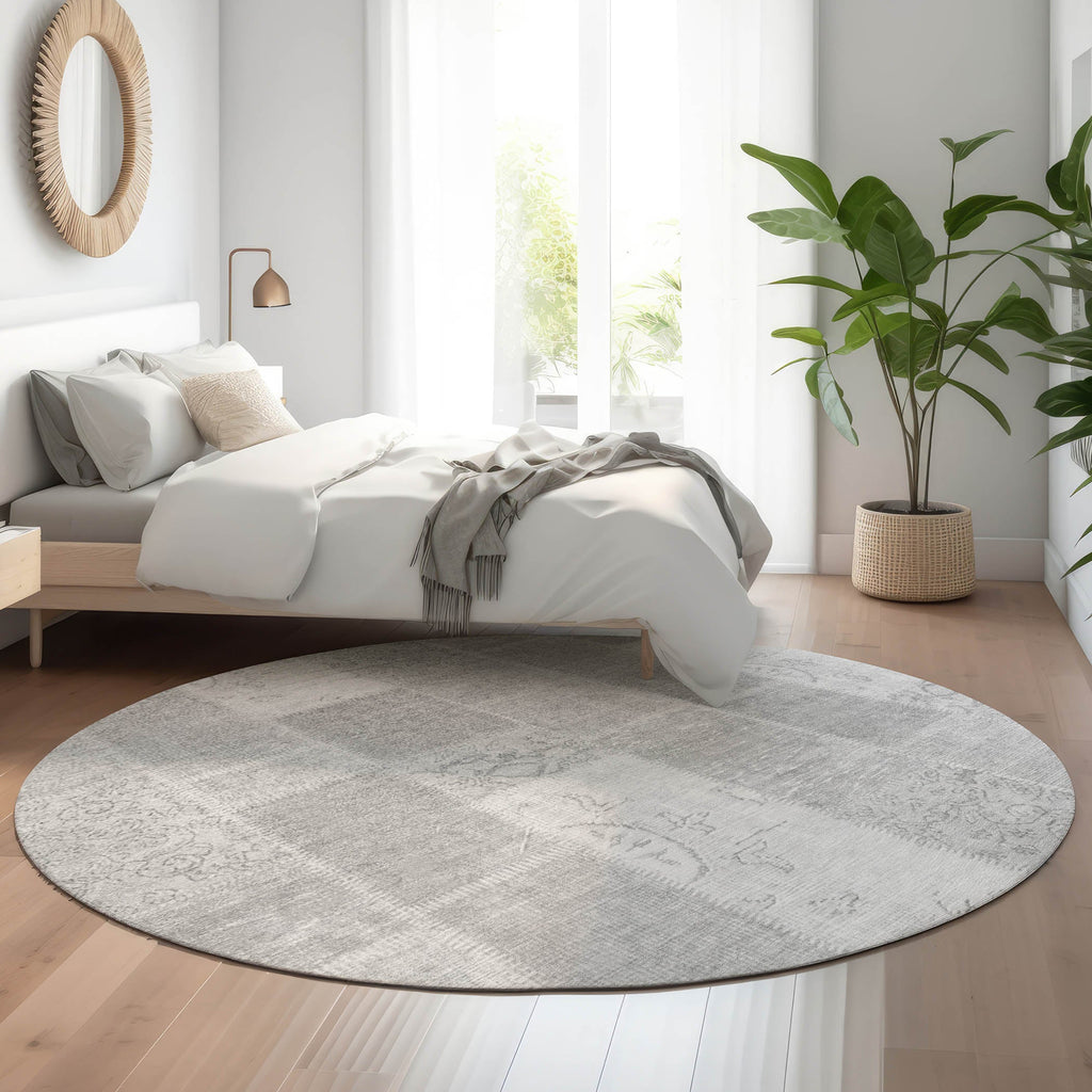 addison mayfield amf631 silver rug