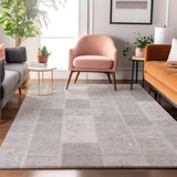 addison mayfield amf631 silver rug