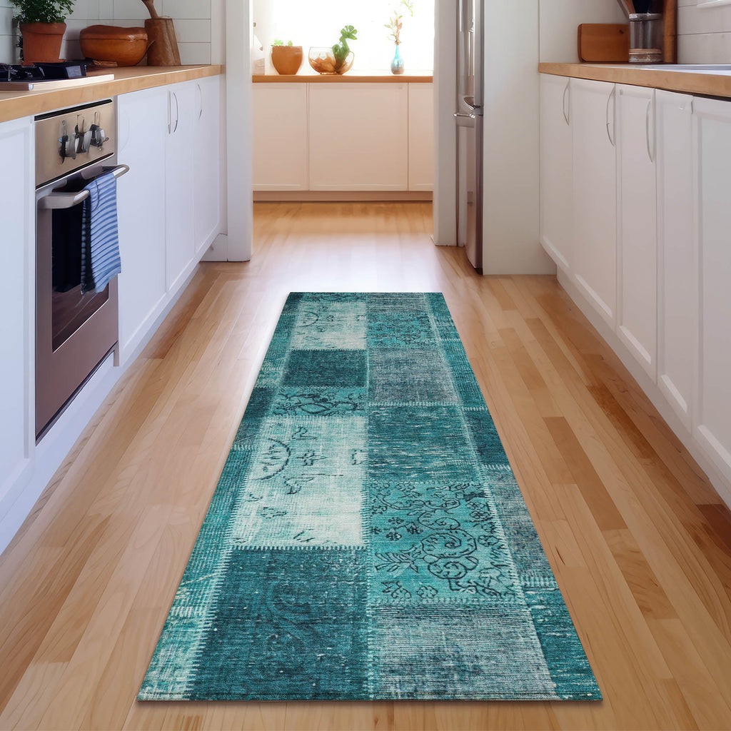 addison mayfield amf631 teal rug