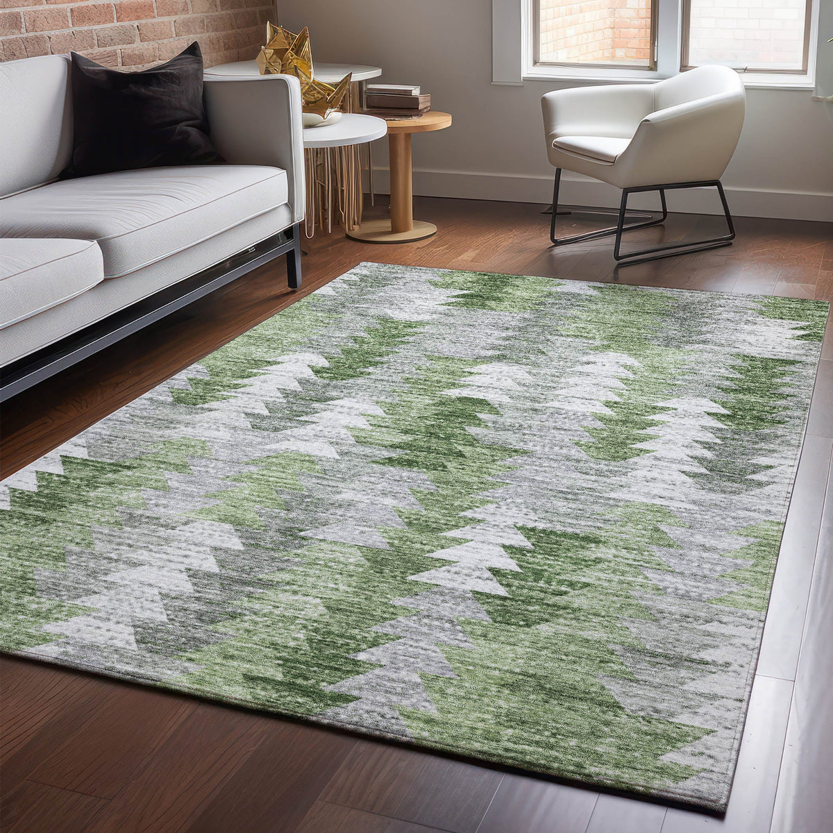 addison mayfield amf632 green rug