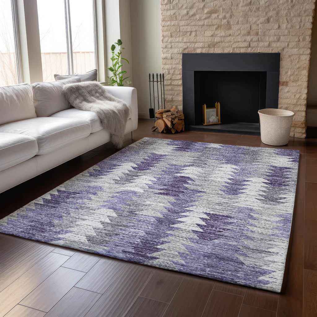 addison mayfield amf632 purple rug