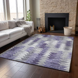 addison mayfield amf632 purple rug