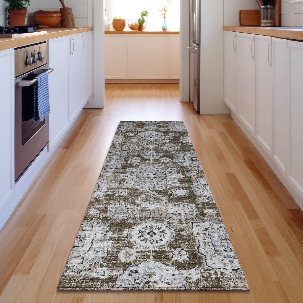 addison mayfield amf634 chocolate rug