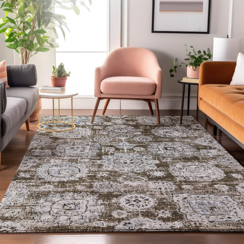 addison mayfield amf634 chocolate rug