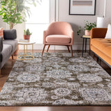 addison mayfield amf634 chocolate rug