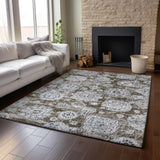 addison mayfield amf634 chocolate rug