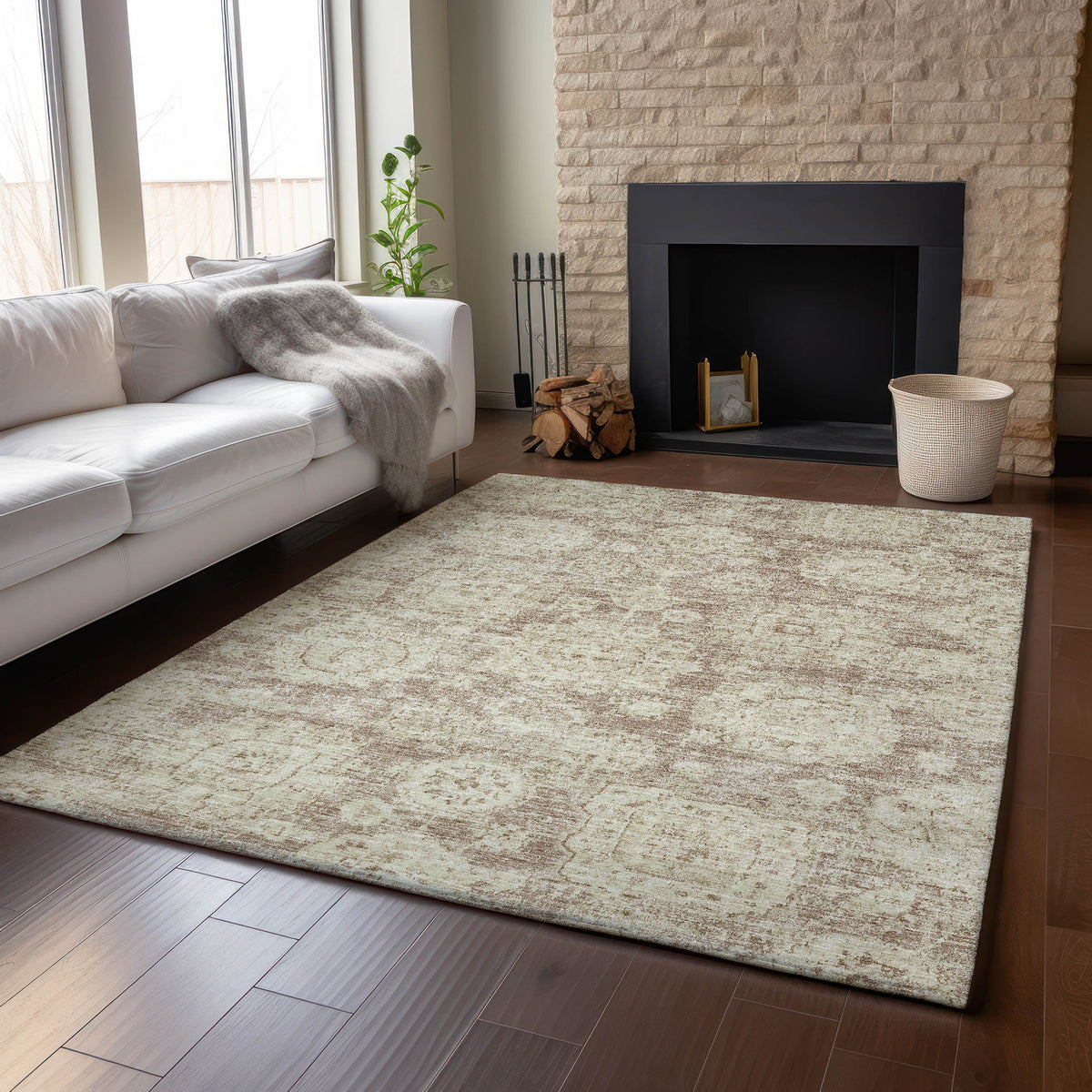 addison mayfield amf634 mocha rug