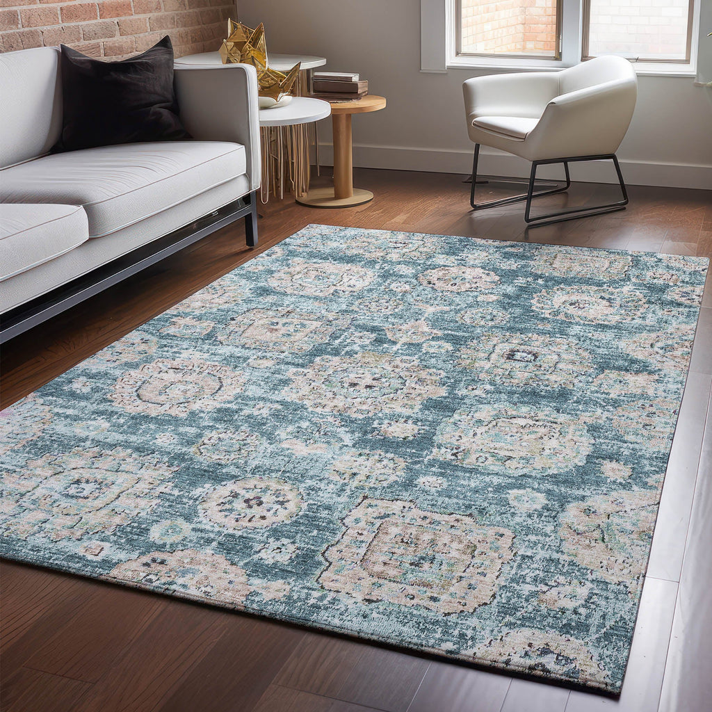 addison mayfield amf634 teal rug