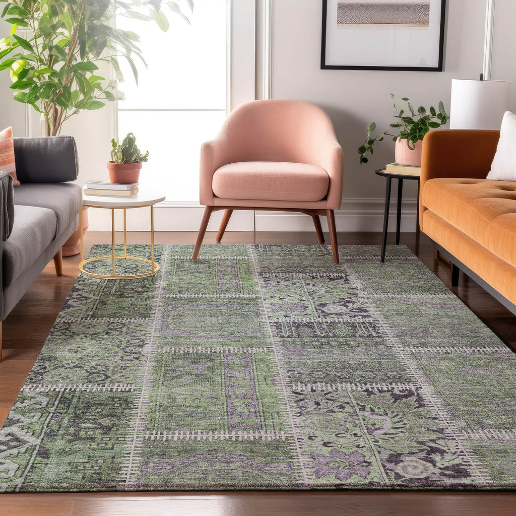 addison mayfield amf635 green rug