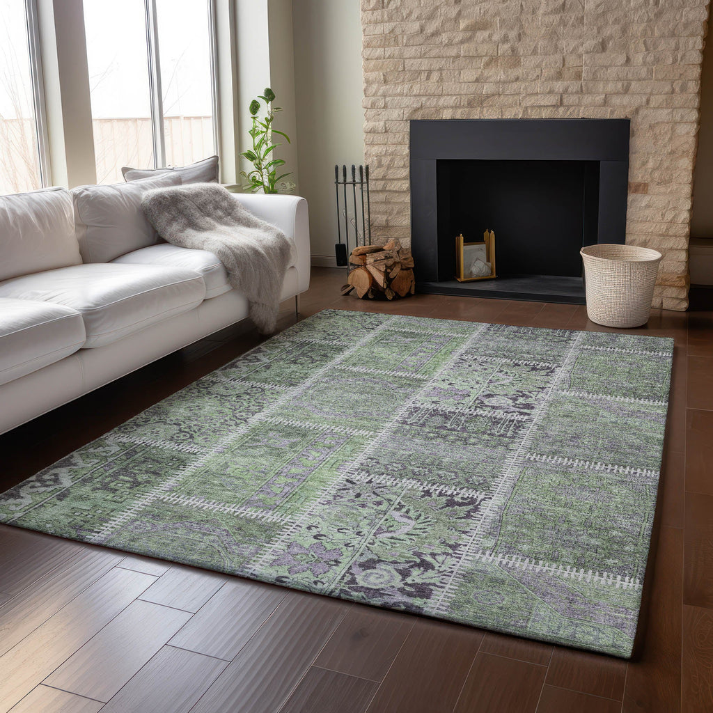 addison mayfield amf635 green rug
