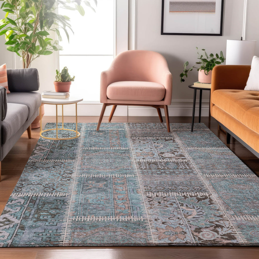 addison mayfield amf635 teal rug