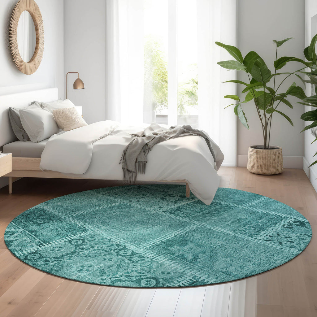 addison mayfield amf635 turquoise rug