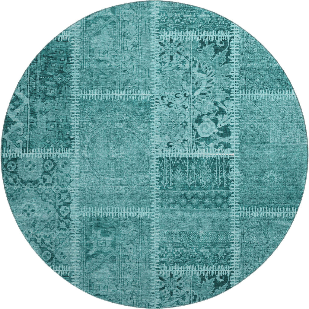 addison mayfield amf635 turquoise rug