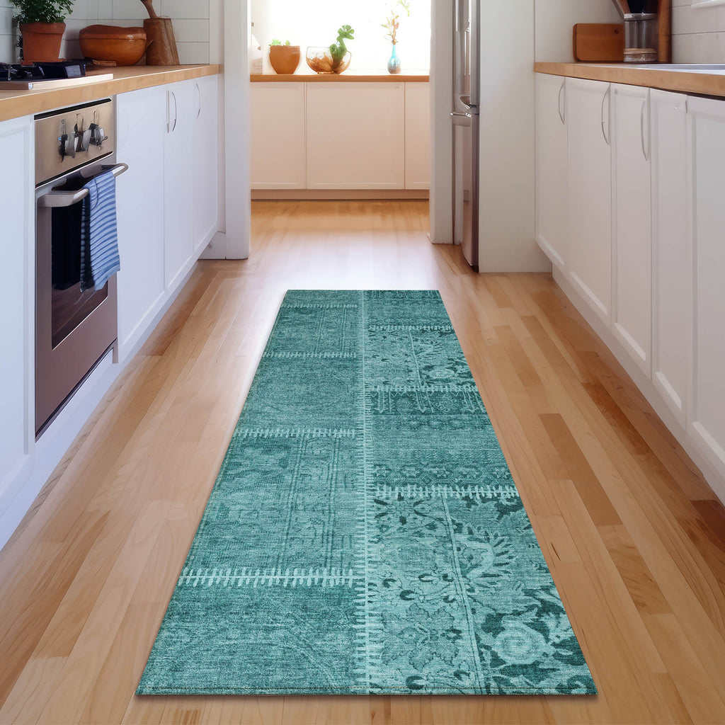 addison mayfield amf635 turquoise rug